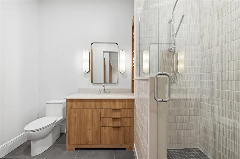 Model Unit 209 · Mid-Century Modern finish