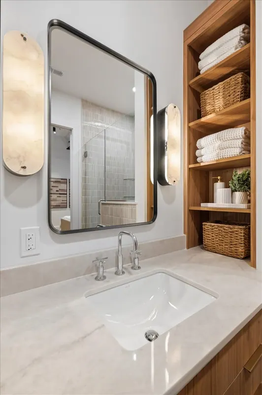 Model Unit 209 · Mid-Century Modern finish