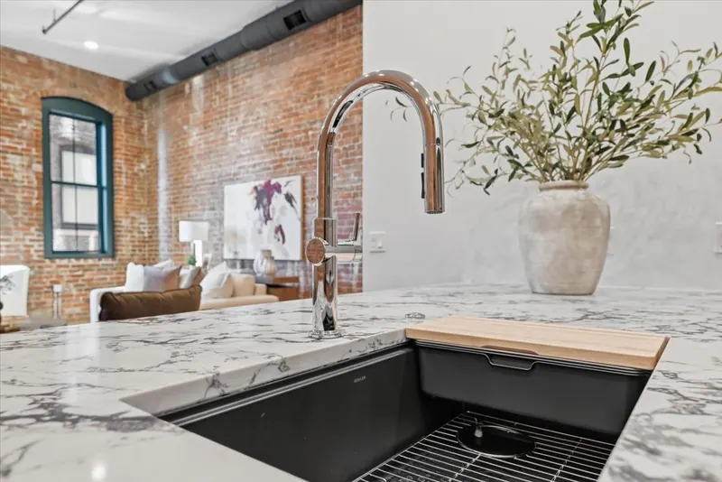 Model Unit 209 · Mid-Century Modern finish