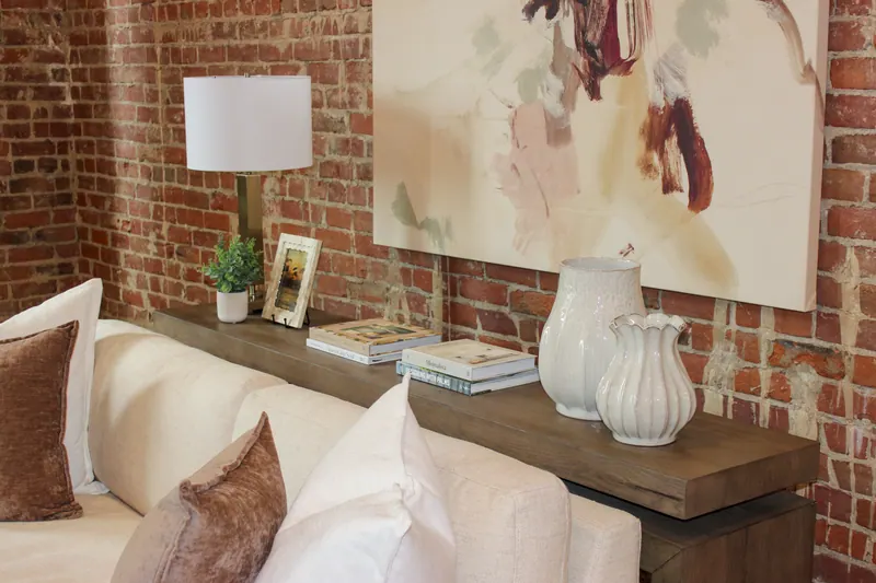 Model Unit 209 · Mid-Century Modern finish